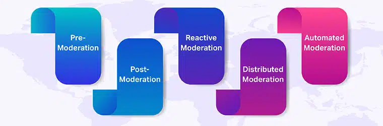 5 key stages of content moderation journey