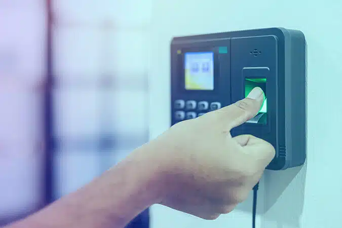 Building security with fingerprint access control